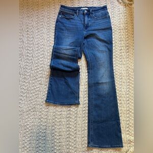 Athleta Dark Blue Denim Flare Jeans